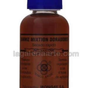 Barniz Mixtion para Doradores SECADO LENTO 5 Aros Mongay 125ml