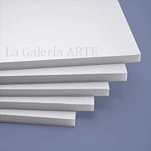 Material Bellas Artes-Encuadernacion-Carton Pluma Blanco ADHESIVO 50x70 5  mm.